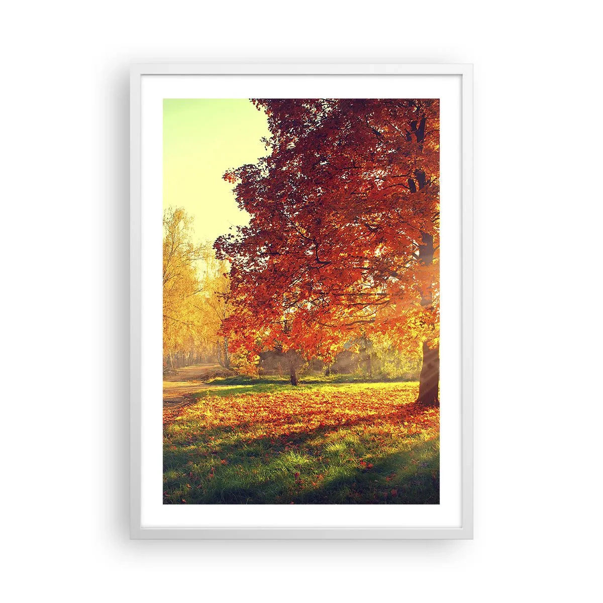 Poster in einem weißen Rahmen - Unhöflich ist schön - 50x70 cm