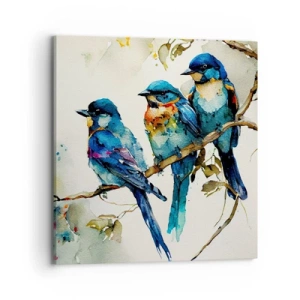 Bild auf Leinwand - Leinwandbild - War er beleidigt? - 70x70 cm