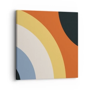 Bild auf Leinwand - Leinwandbild - Zu mir selbst - 40x40 cm