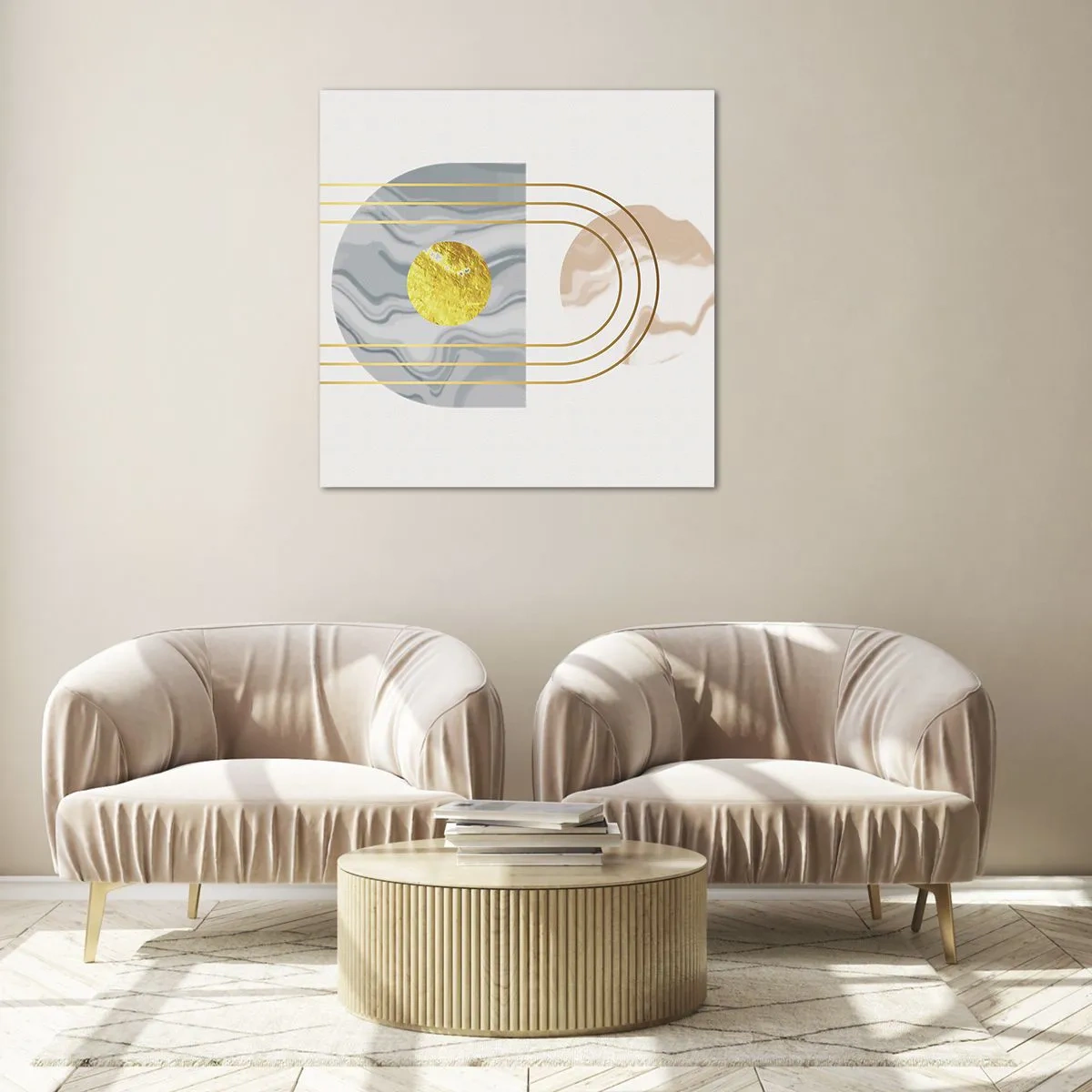 Glasbild - Bild auf glas - Helligkeit und Brillanz - 50x50 cm