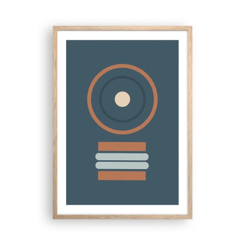 Poster in einem Rahmen aus heller Eiche - Das Wesen der Dinge - 50x70 cm