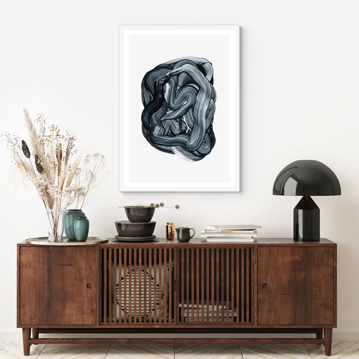 Poster in einem weißen Rahmen - Es ist nicht so einfach - 61x91 cm