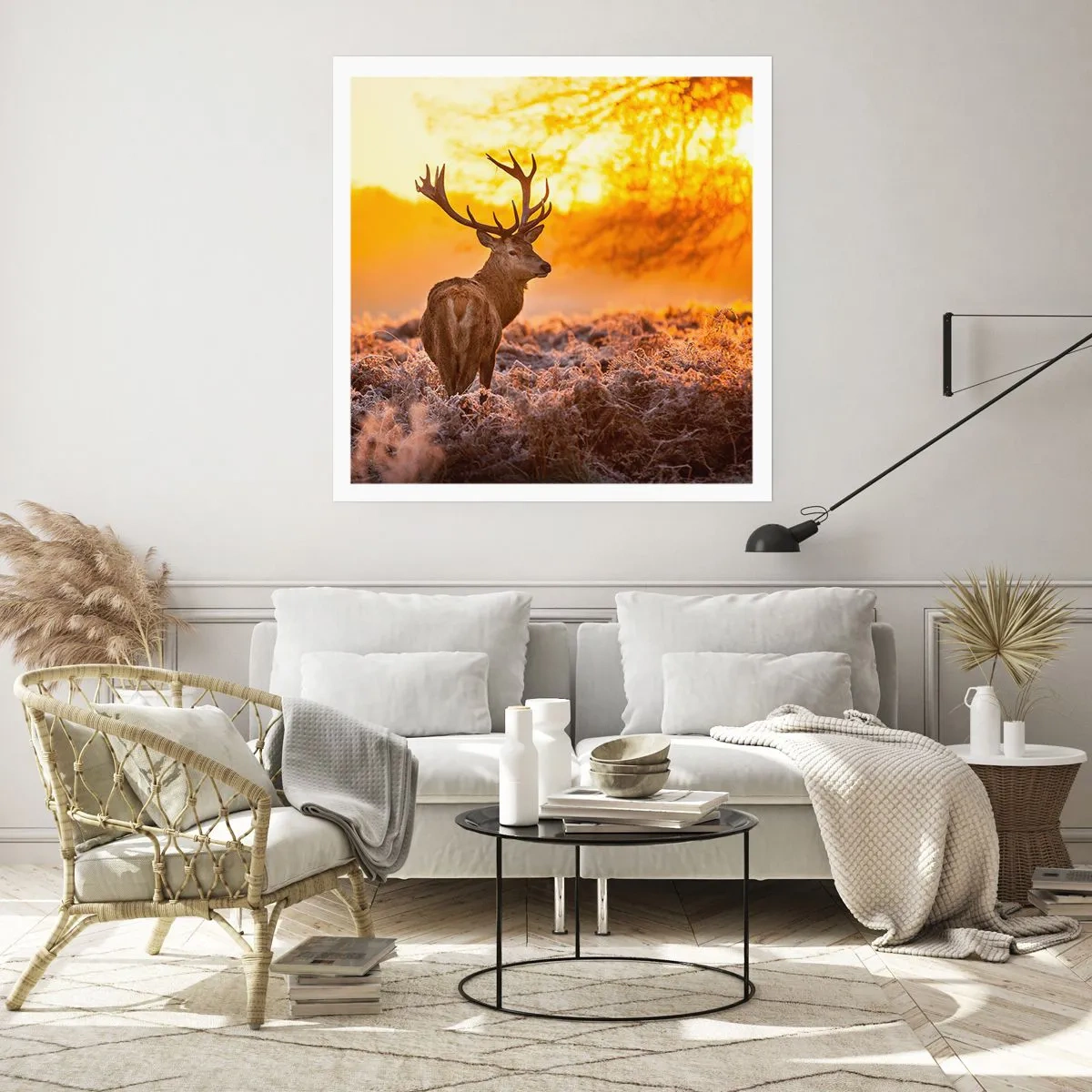 Poster - König des Herbstwaldes - 50x50 cm