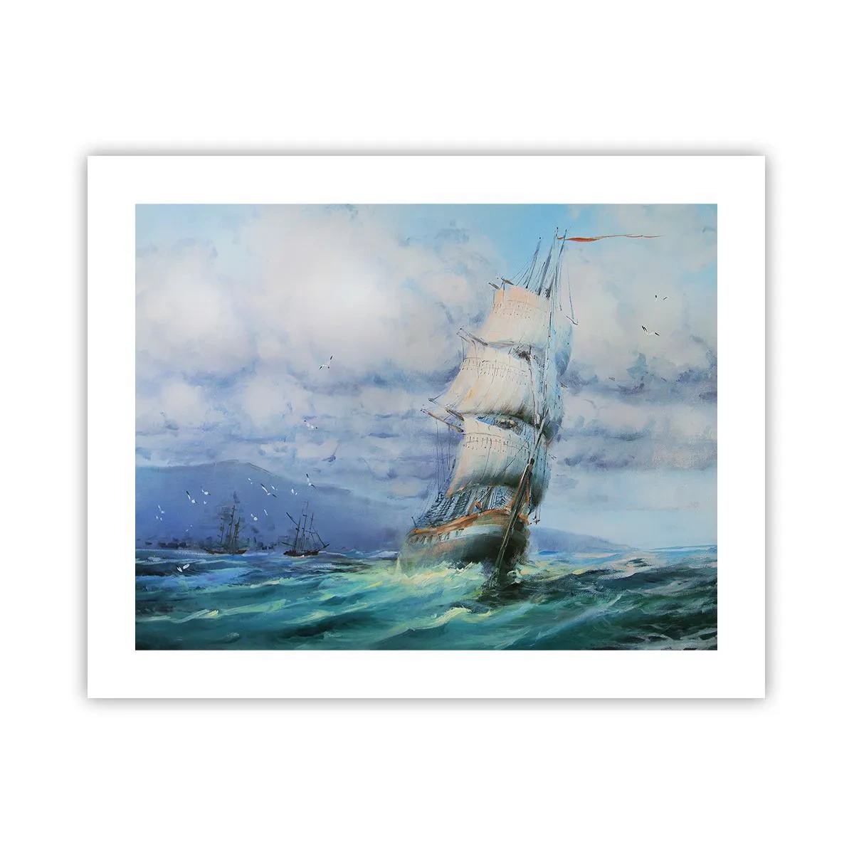 Poster - Guter Wind - 50x40 cm