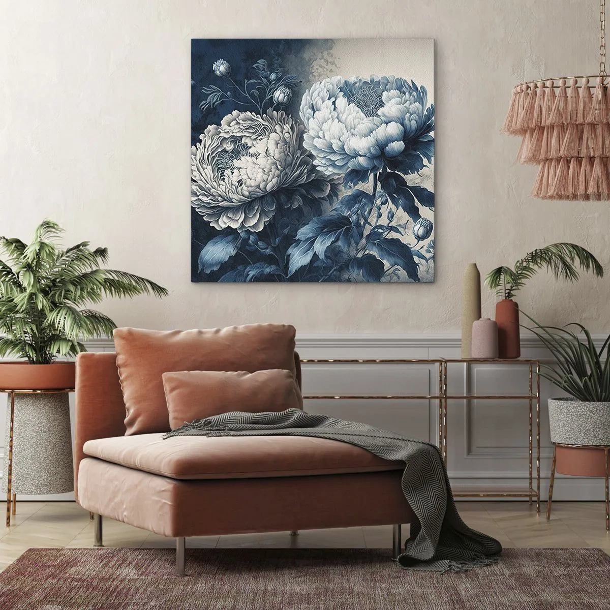 Bild auf Leinwand - Leinwandbild - Passendes Paar - 40x40 cm