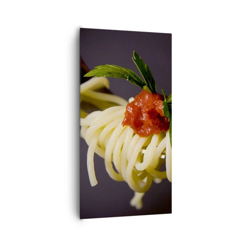 Bild auf Leinwand - Leinwandbild - Ein leckerer Bissen - 65x120 cm