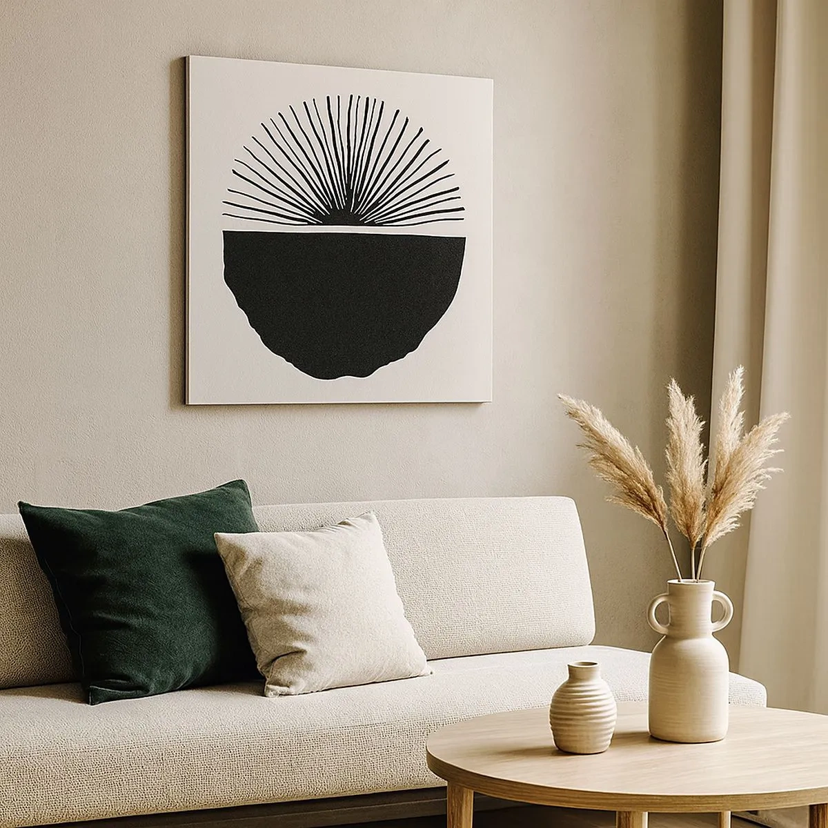 Bild auf Leinwand - Leinwandbild - Eine Reihe von Möglichkeiten - 30x30 cm