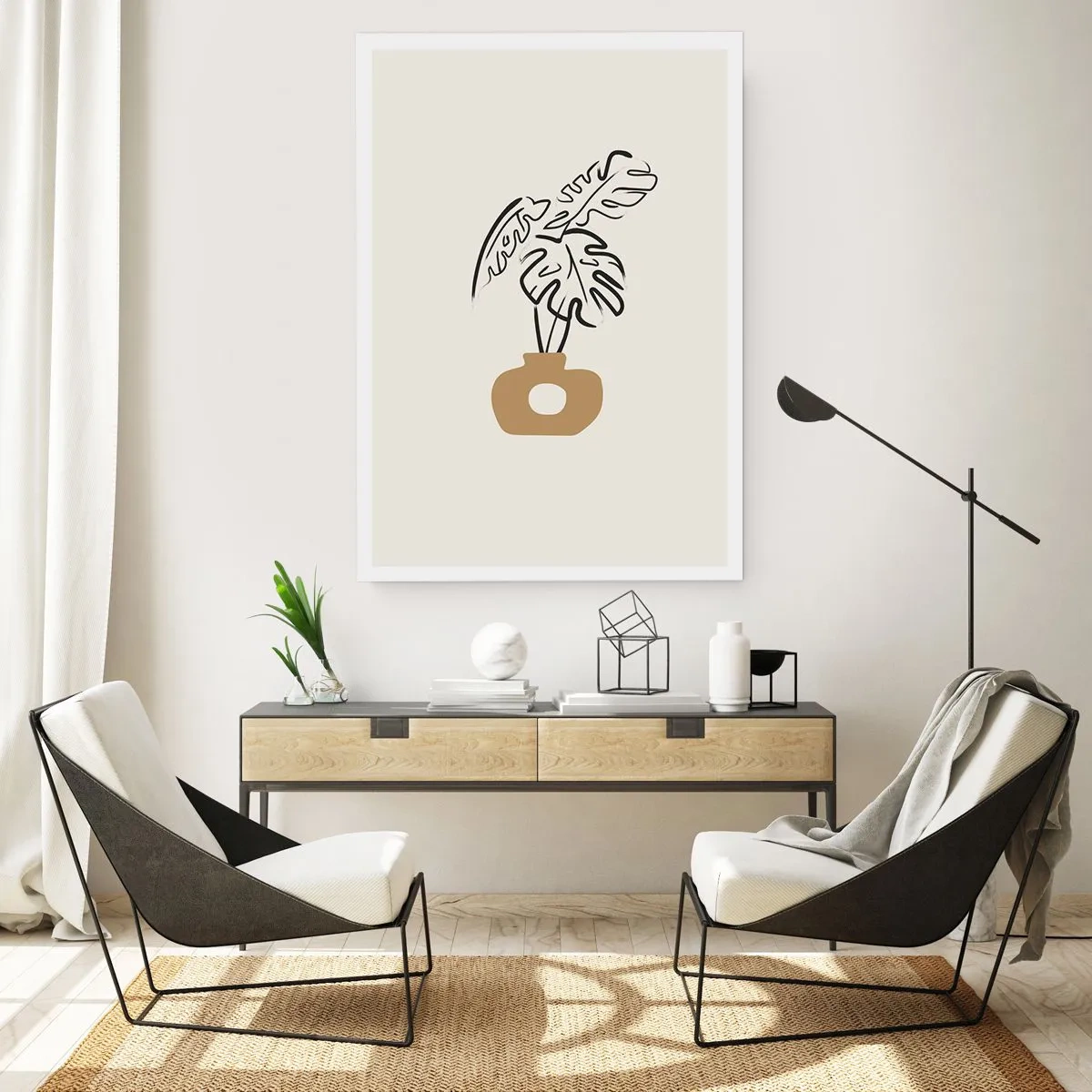 Poster - Monstera – Heimdekoration - 40x50 cm