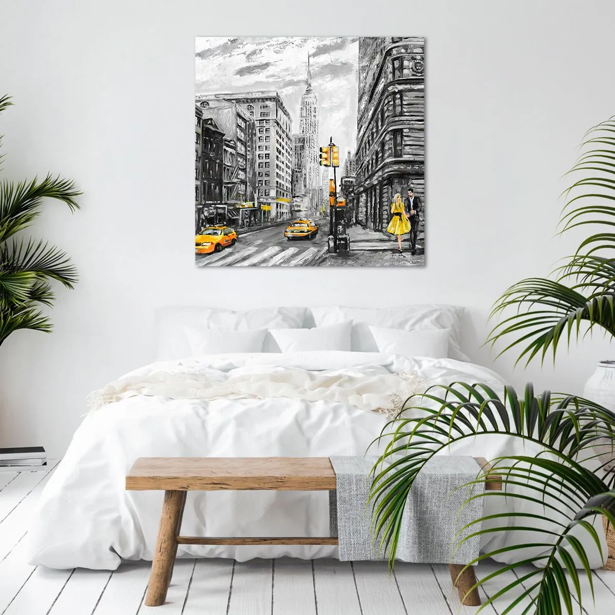 Bild auf Leinwand - Leinwandbild - Eine New Yorker Geschichte - 60x60 cm