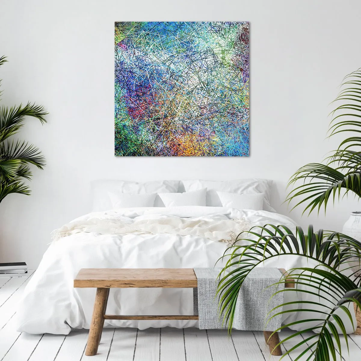 Bild auf Leinwand - Leinwandbild - Es ist nicht so einfach - 40x40 cm