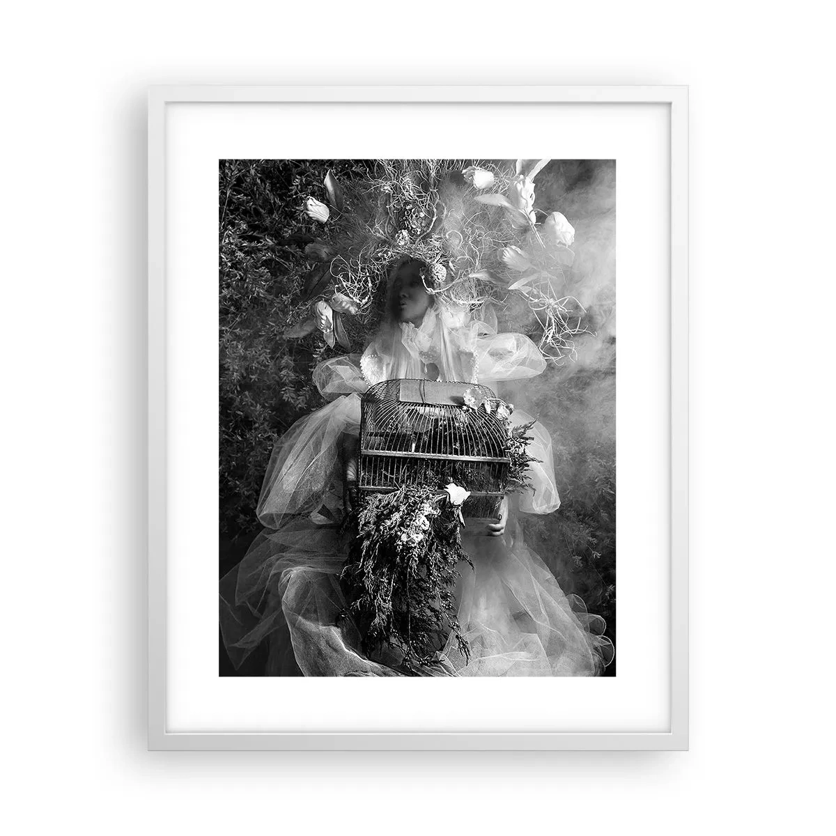 Poster in einem weißen Rahmen - Mutter selbst - Natur - 40x50 cm