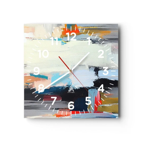 Wanduhr - Glasuhr - Gibt es eine Methode? - 30x30 cm