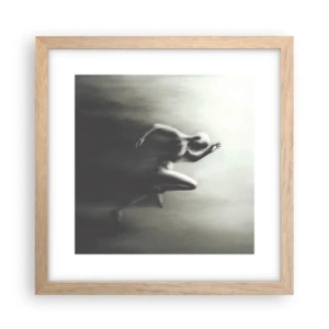 Poster in einem Rahmen aus heller Eiche - Unwiderstehlich - 30x30 cm