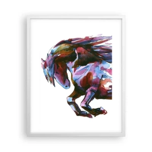 Poster in einem weißen Rahmen - In Verzückung - 40x50 cm