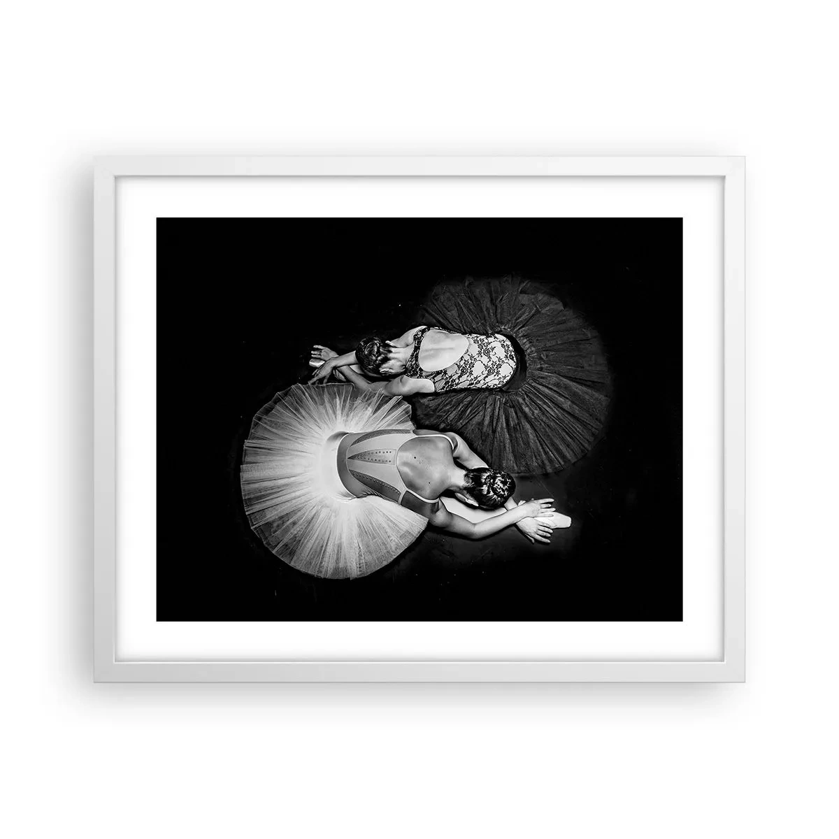 Poster in einem weißen Rahmen - Jin und Jang – perfekte Balance - 50x40 cm