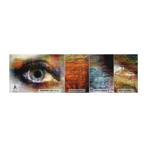 Fototapeten Muster Premium Sand - Du kannst in die Seele sehen - Abstraktion, Auge, Stück - 100x30 cm