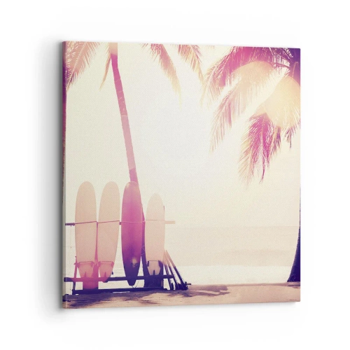 Bild auf Leinwand - Leinwandbild - Es wird ein toller Tag - 70x70 cm