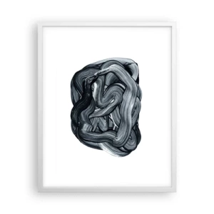 Poster in einem weißen Rahmen - Es ist nicht so einfach - 40x50 cm