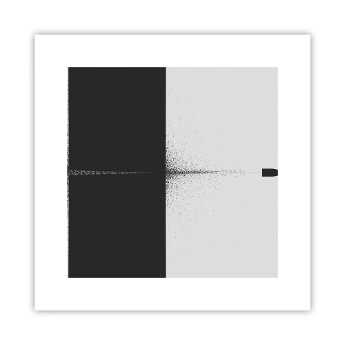 Poster - Direkt zum Ziel - 30x30 cm