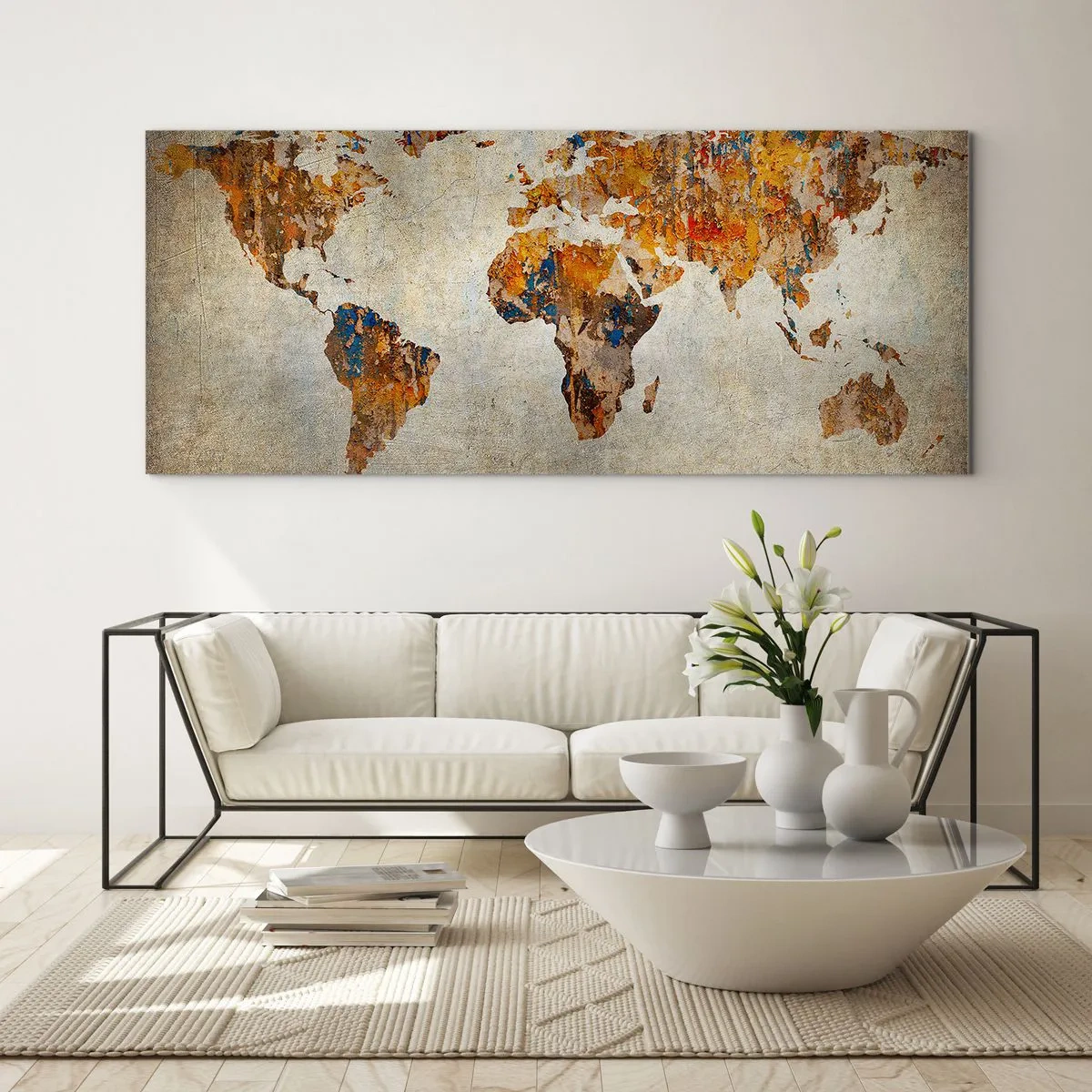 Glasbild - Bild auf glas - Eine wirklich große Welt - 90x30 cm