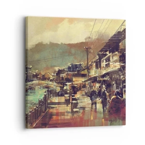 Bild auf Leinwand - Leinwandbild - Das Leben als Reichtum an Grau - 30x30 cm