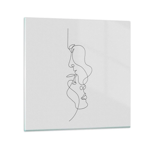 Glasbild - Bild auf glas - Die Hitze bitterer Begierden - 30x30 cm