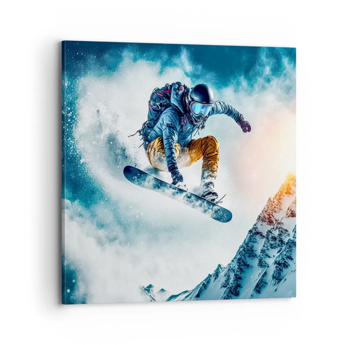 Bild auf Leinwand - Leinwandbild - Extreme Emotionen - 70x70 cm