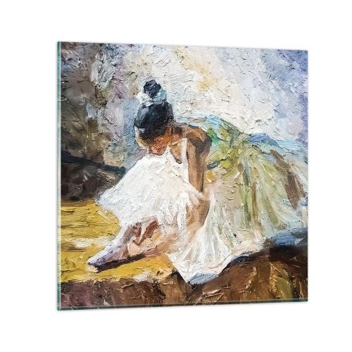 Glasbild - Bild auf glas - Aus einem Gemälde von Degas - 30x30 cm