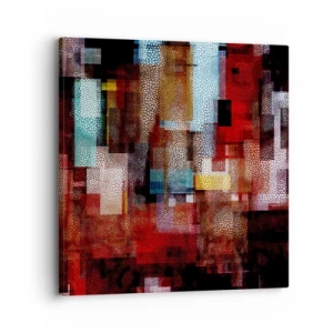 Bild auf Leinwand - Leinwandbild - Verwirrung mit Verwirrung - 30x30 cm