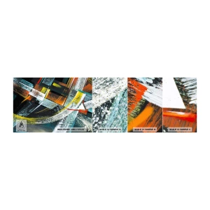 Fototapeten Muster Selbstklebend Deluxe Sticker - Energie der Bewegung - Abstraktion, Stück, Moderne Kunst - 100x30 cm