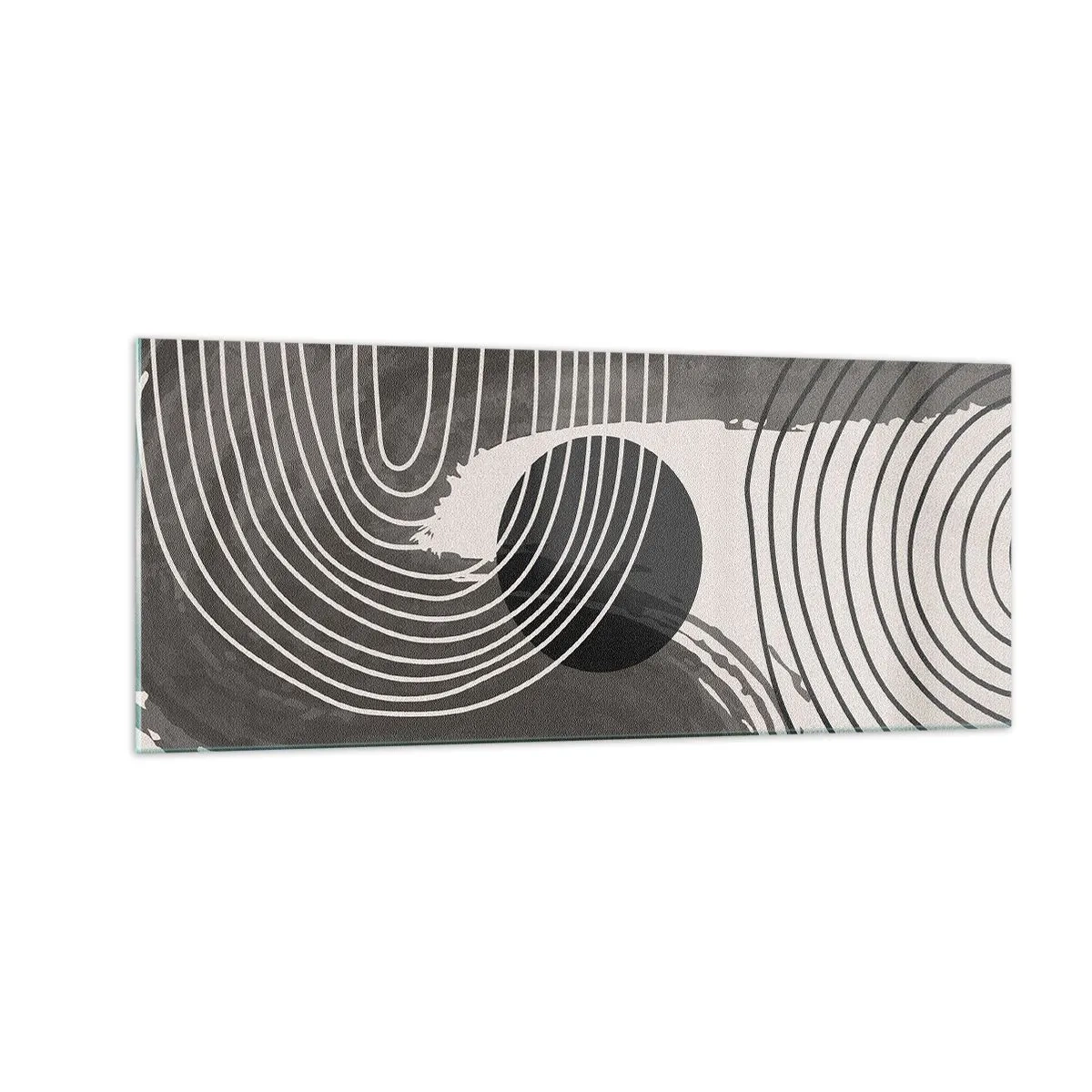 Glasbild - Bild auf glas - Oval gewinnt - 100x40 cm
