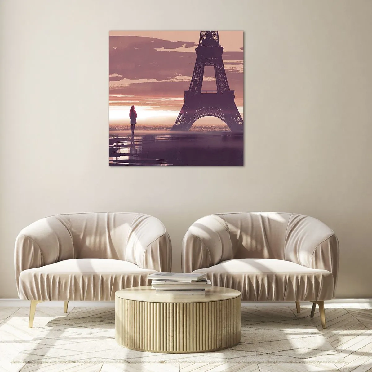 Glasbild - Bild auf glas - Nur zwei davon - 50x50 cm