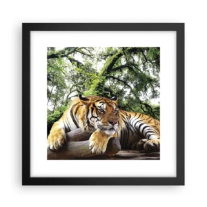 Poster in einem schwarzem Rahmen - Hochachtungsvoll - 30x30 cm