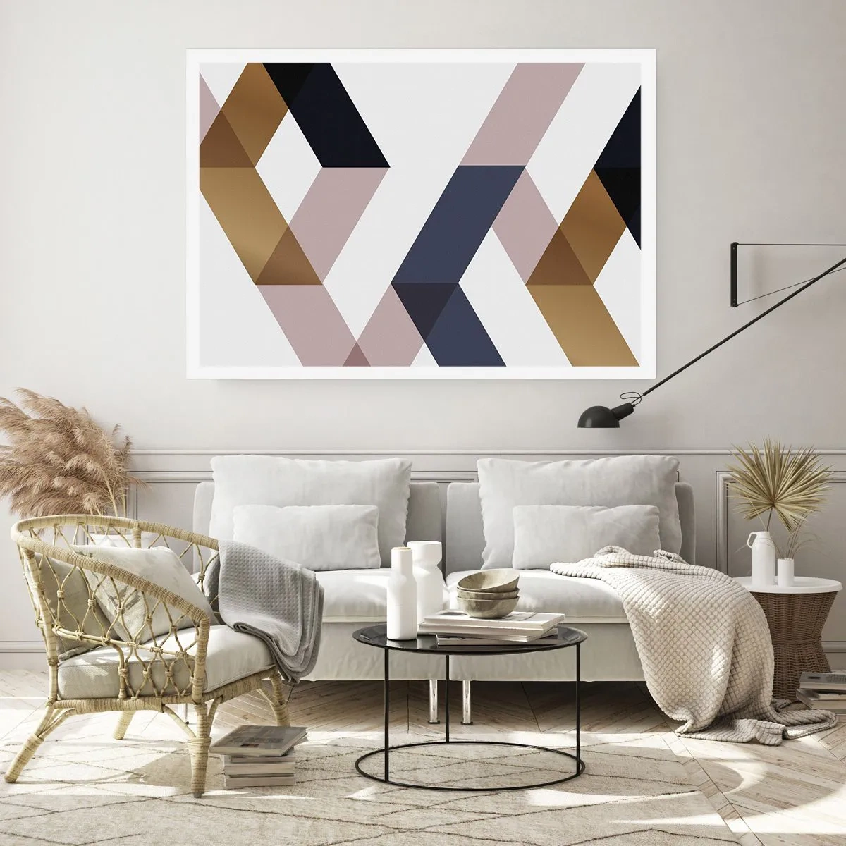 Poster - Ebenen und Winkel - 50x40 cm