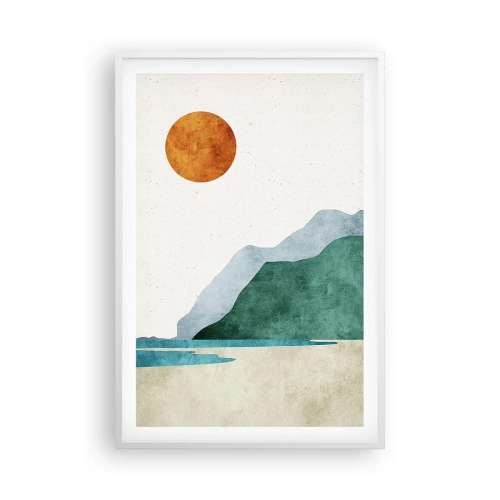 Poster in einem weißen Rahmen - Landschaft, wie sie sein sollte - 61x91 cm