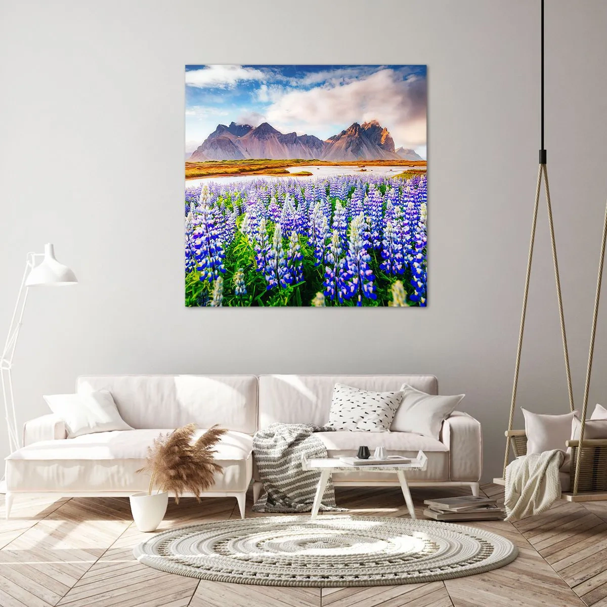 Bild auf Leinwand - Leinwandbild - Kraft und Strenge neben Sanftmut - 50x50 cm