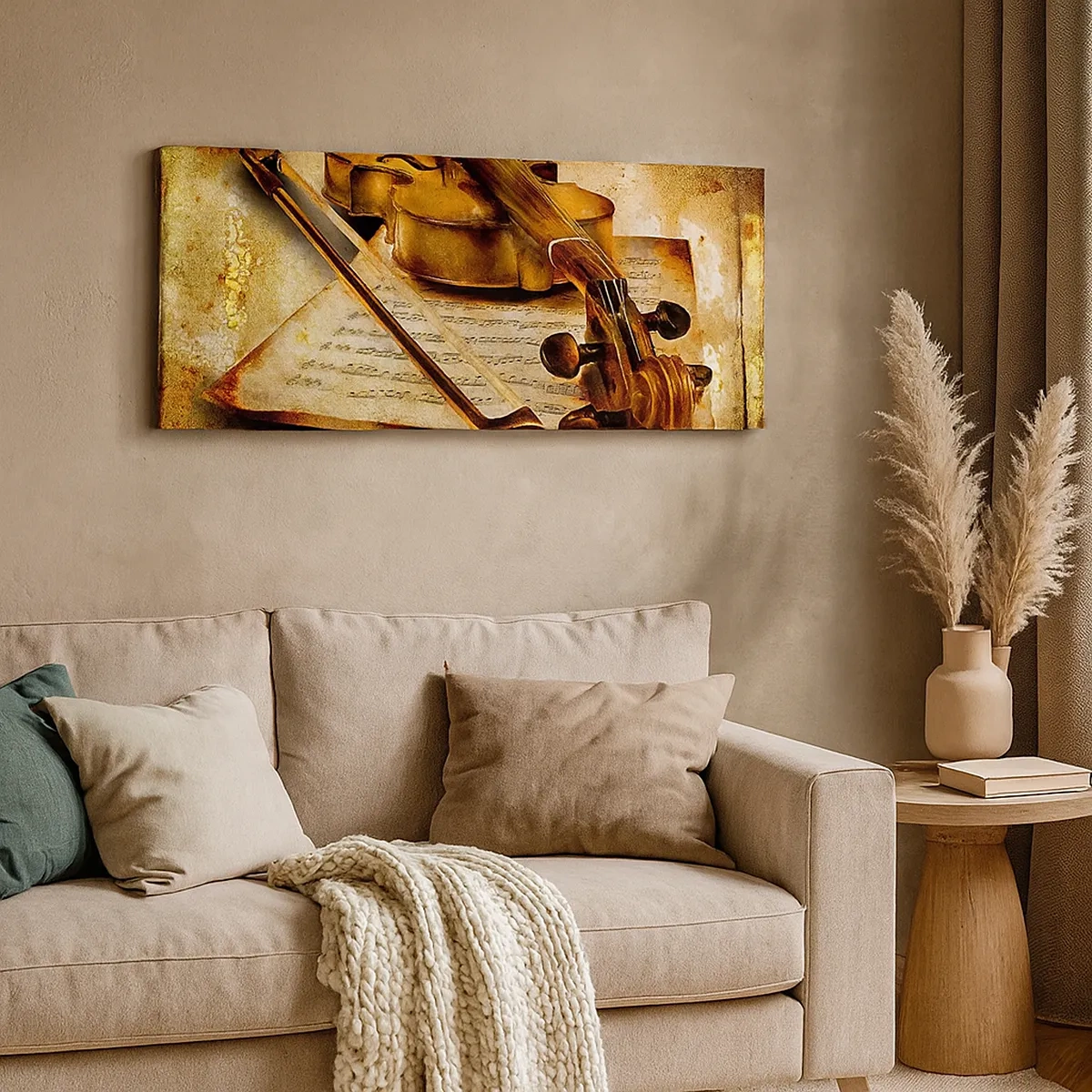 Bild auf Leinwand - Leinwandbild - Ein Virtuose dringend benötigt - 30x30 cm