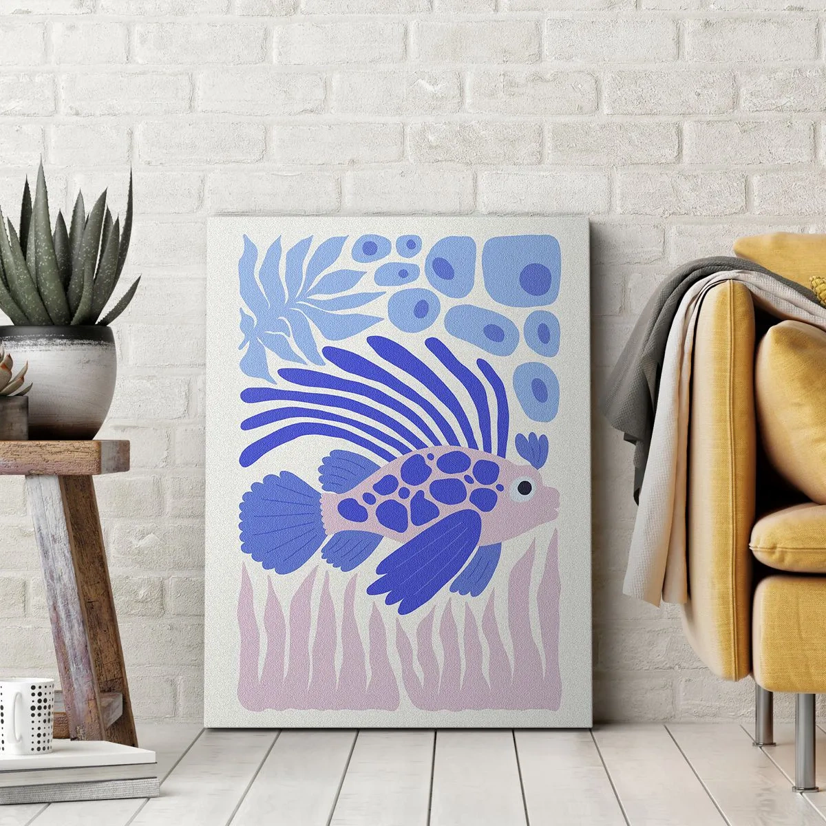 Bild auf Leinwand - Leinwandbild - In seinem Fahrwasser - 70x100 cm