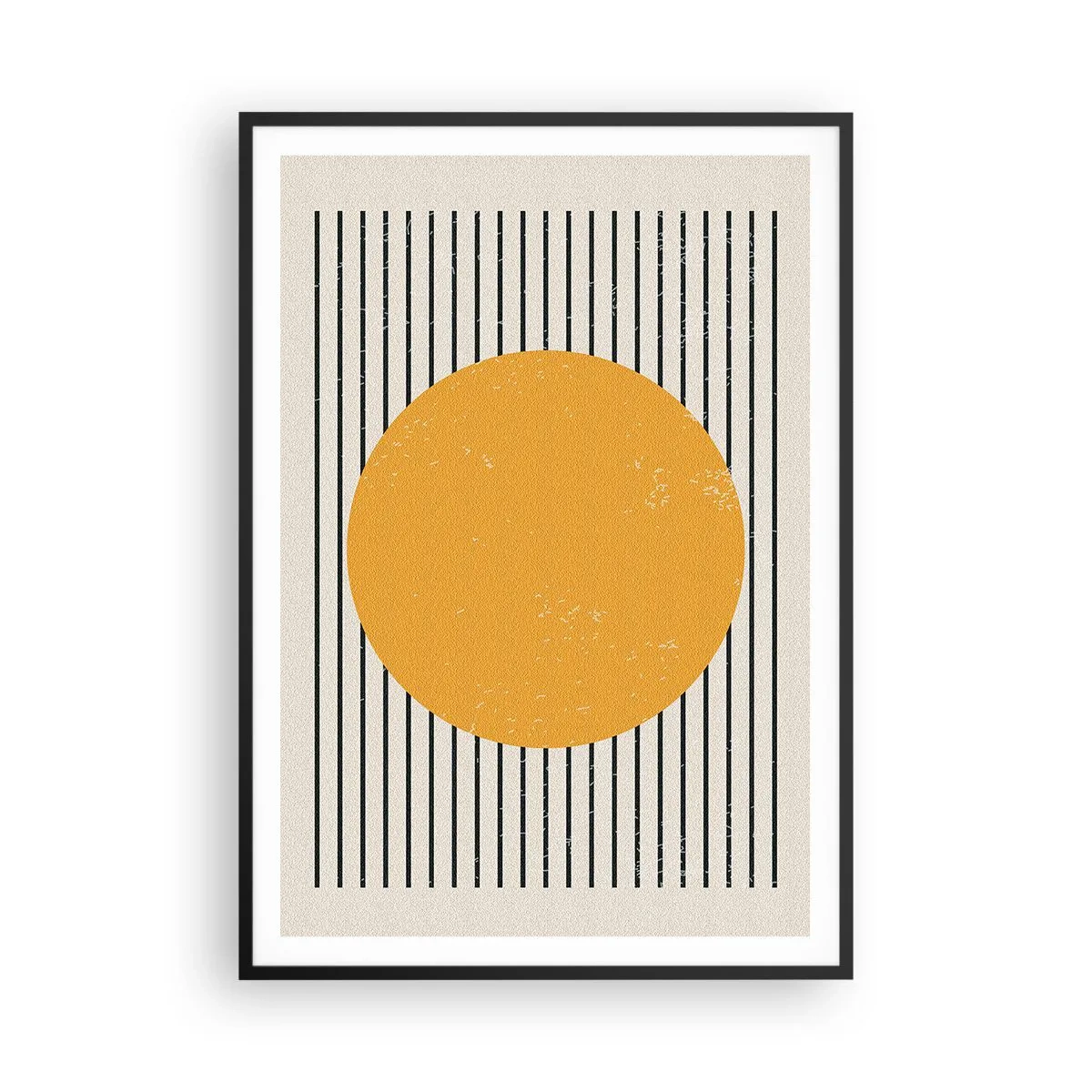 Poster in einem schwarzem Rahmen - Die Kraft der Einfachheit - 70x100 cm