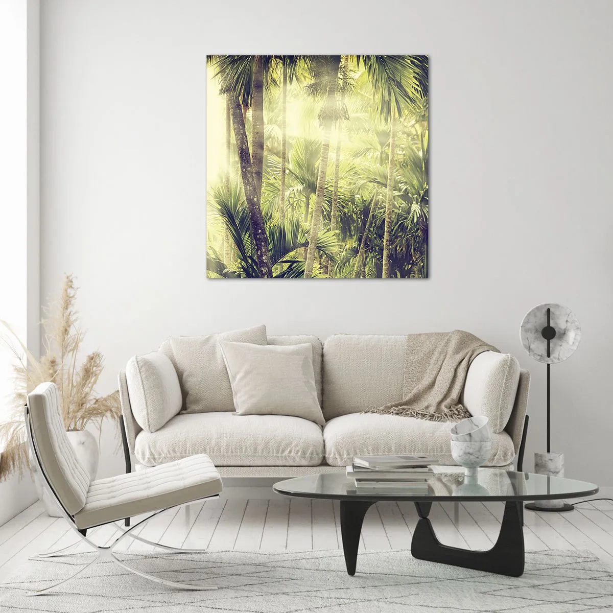 Glasbild - Bild auf glas - In grüner Hitze - 70x70 cm