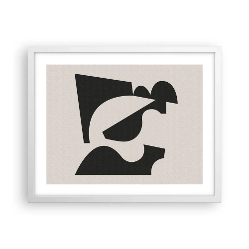 Poster in einem weißen Rahmen - Zum Selbstbauen - 50x40 cm