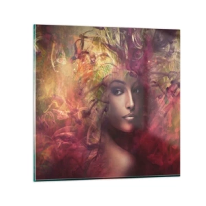 Glasbild - Bild auf glas - Ich bin hier! - 70x70 cm