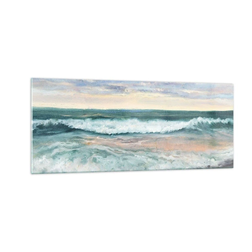 Glasbild - Bild auf glas - Hier werden Sie Ihre Seele baumeln lassen - 100x40 cm