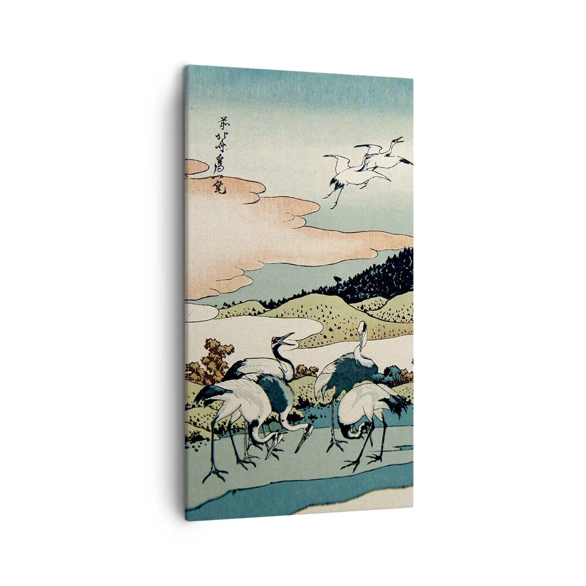 Bild auf Leinwand - Leinwandbild - Im japanischen Geist - 45x80 cm