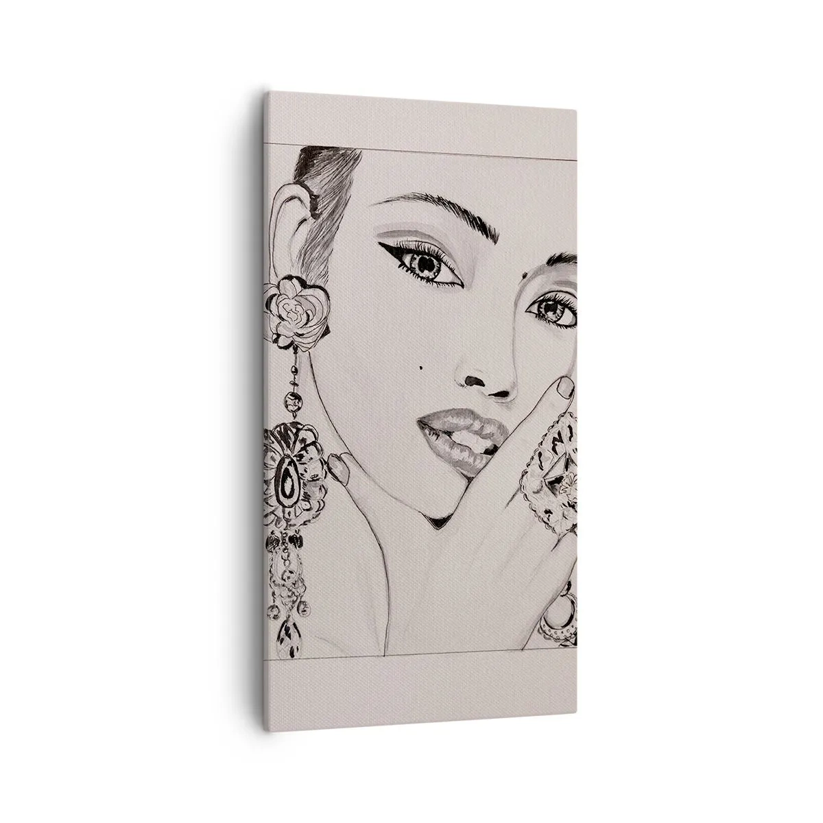 Bild auf Leinwand - Leinwandbild - Das schönste Juwel - 55x100 cm