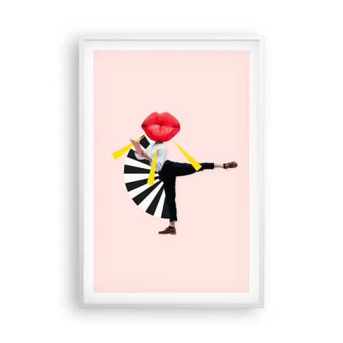 Poster in einem weißen Rahmen - Surreale Pop-Art - 61x91 cm