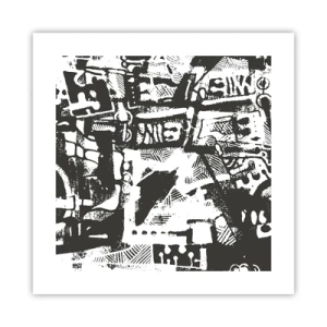 Poster - Ordnung oder Chaos? - 40x40 cm