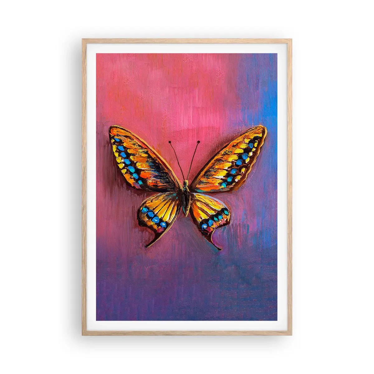 Poster in einem Rahmen aus heller Eiche - Ein Juwel der Natur - 70x100 cm