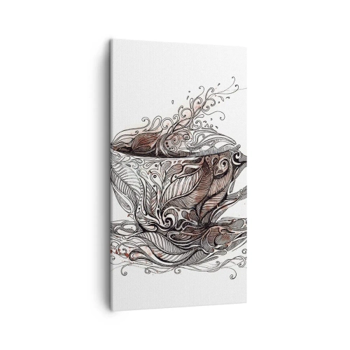 Bild auf Leinwand - Leinwandbild - Tee für alles - 45x80 cm