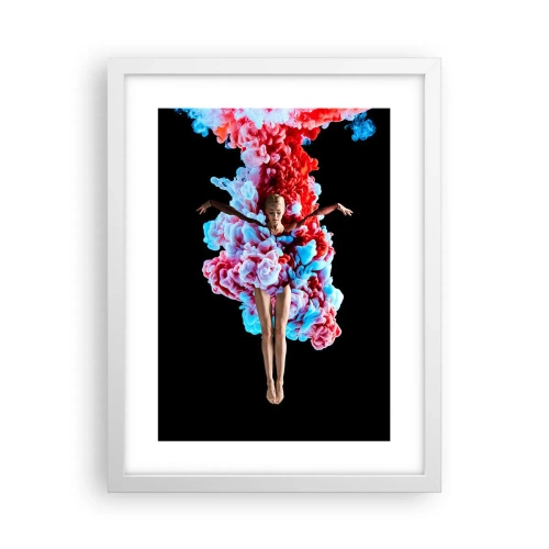 Poster in einem weißen Rahmen - In voller Blüte - 30x40 cm